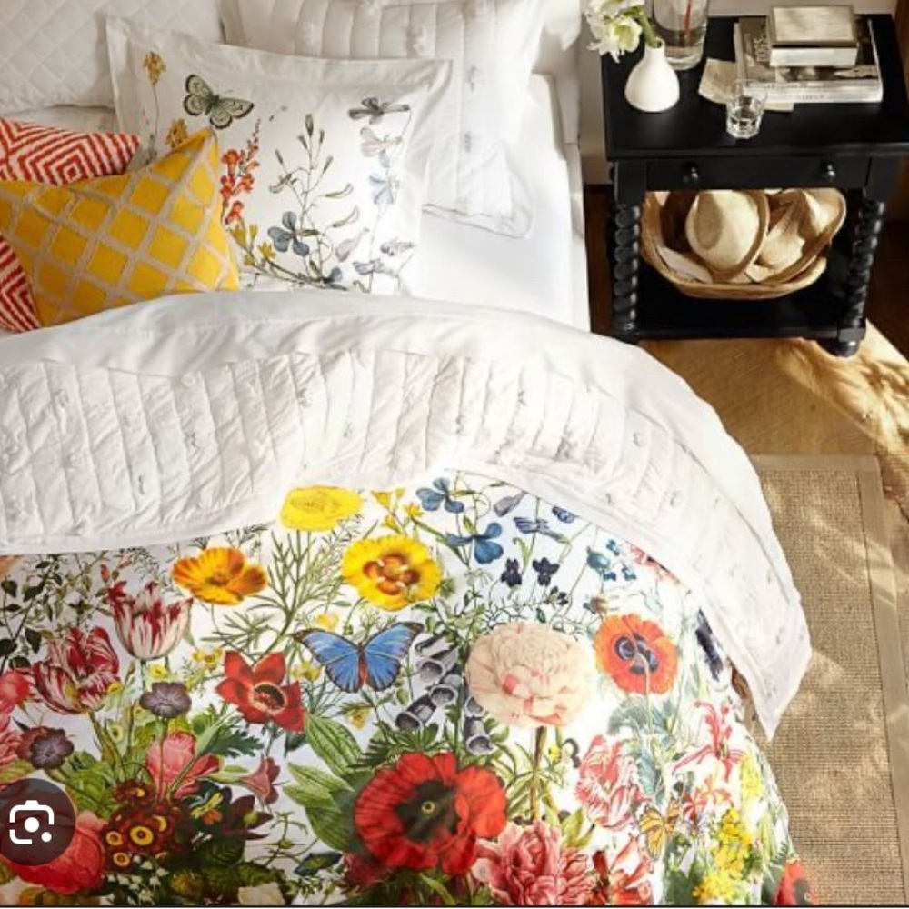 Pottery Barn Flora Duvet Cover Full/Queen